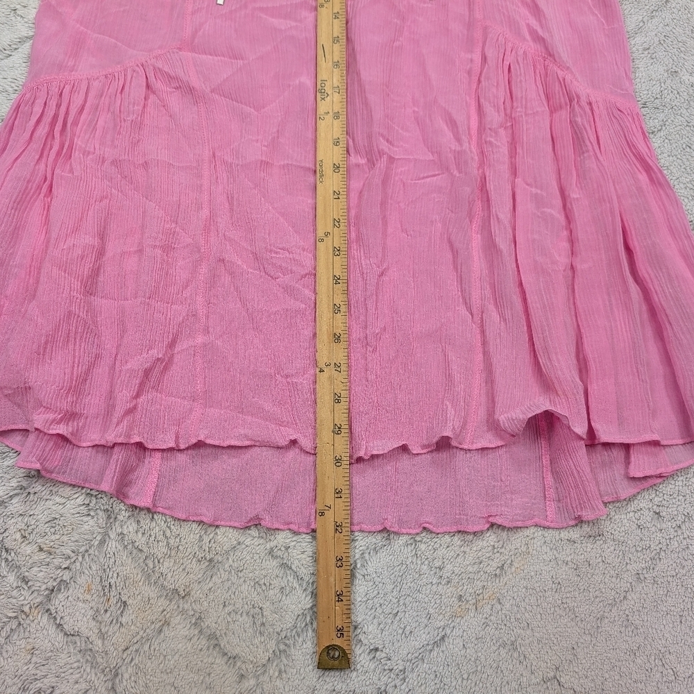 Rag & Bone Dress Womens XXS Pink Melody Swing Silk Blend Mini Boho - Picture 6 of 6